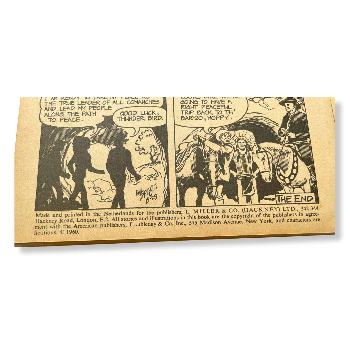 1954 Hopalong Cassidy Western Comic Annual No. 2 – L. Miller & Co. (UK Edition)