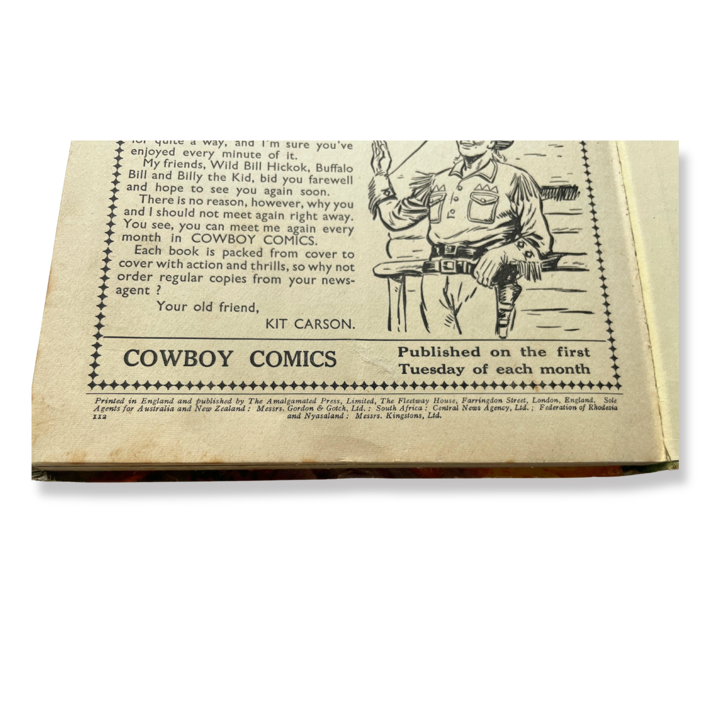 🤠Vintage 1957 Kit Carson’s Cowboy Annual | Mid-Century Western Collectible
