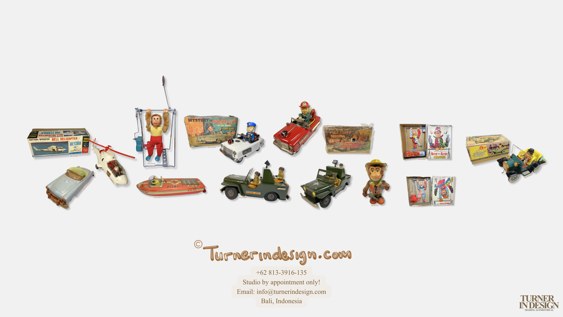 A curated gallery of authentic Nomura (T.N) vintage toys 