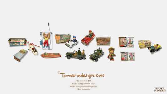 A curated gallery of authentic Nomura (T.N) vintage toys 