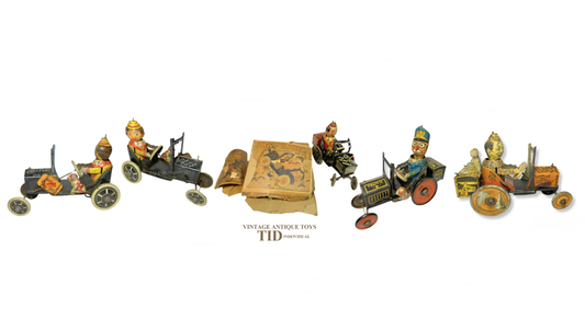 1920's- 1930's JALOPY AND WHOOPEE CAR BY LOUIS MARX AND COMPANY