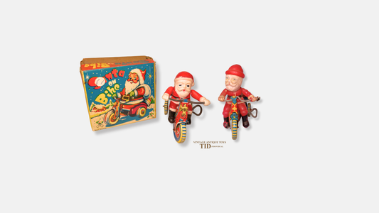 1940's- 1960's Japanese tin and celluloid toys  or The Japanese tin toy  (called buriki in Japanese) Christmas edition
