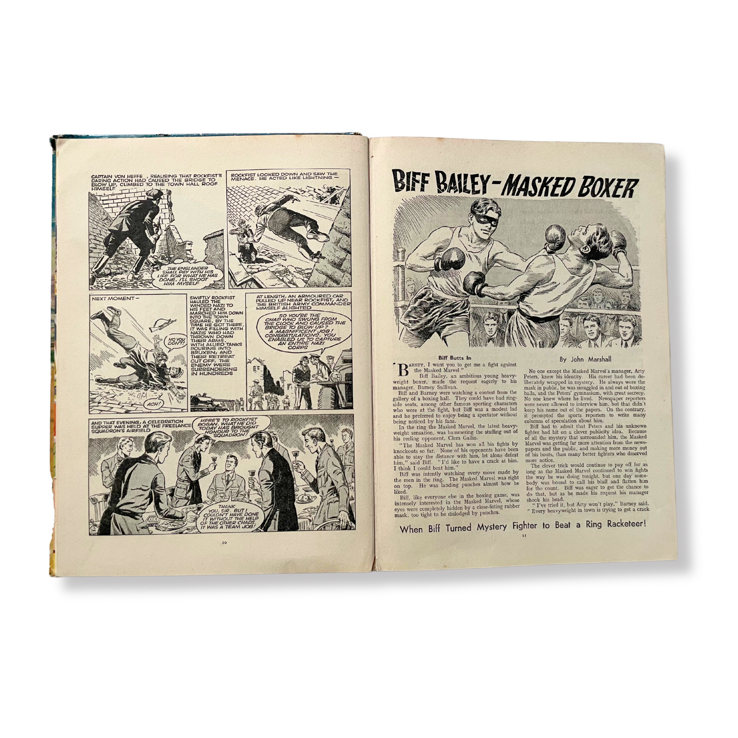 Tiger Annual 1958 - Vintage British Comic featuring Roy of the Rovers & Grand Prix Art