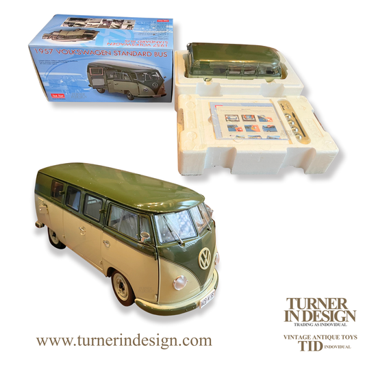 VINTAGE LIMITED EDITION (ONLY 1000 PIECES WORLDWIDE) | 1957 VW STANDARD BUS DIE-CAST | SCALE 1:12 | OFFICIALLY LICENSED BY VOLKSWAGEN
