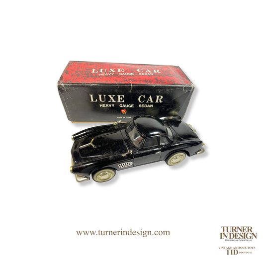 VINTAGE CLASSIC LIMITED REPRODUCTION LUXE CAR MF-344 FRICTION TIN TOY CAR, MODEL OF THE LEGENDARY 1950s BMW 507