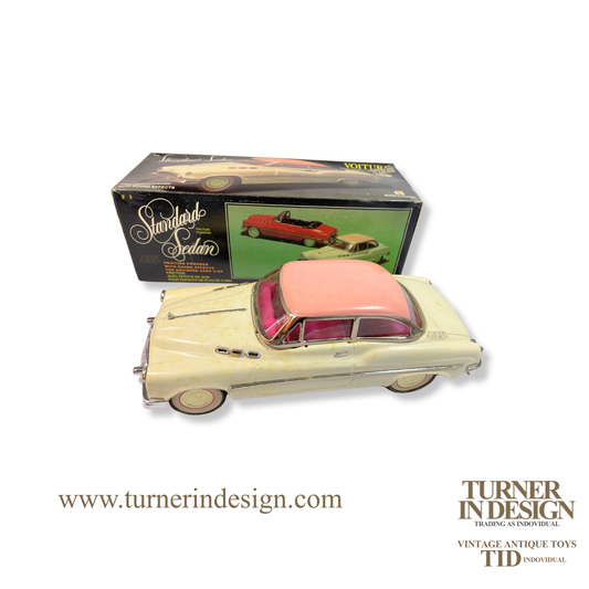 VINTAGE CLASSIC LIMITED REPRODUCTION MF-322 FRICTION TIN TOY CAR, MODEL OF THE 1950s BUICK STANDARD SEDAN