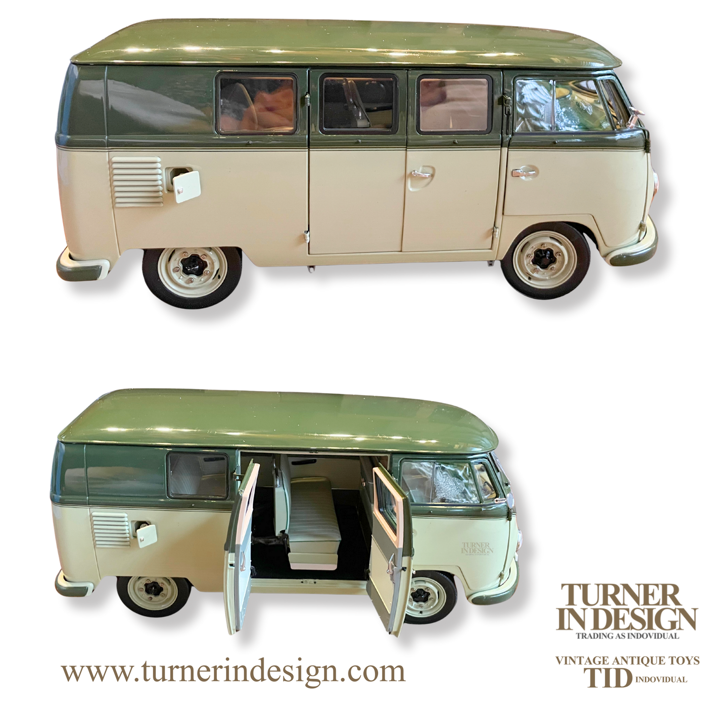 VINTAGE LIMITED EDITION (ONLY 1000 PIECES WORLDWIDE) | 1957 VW STANDARD BUS DIE-CAST | SCALE 1:12 | OFFICIALLY LICENSED BY VOLKSWAGEN