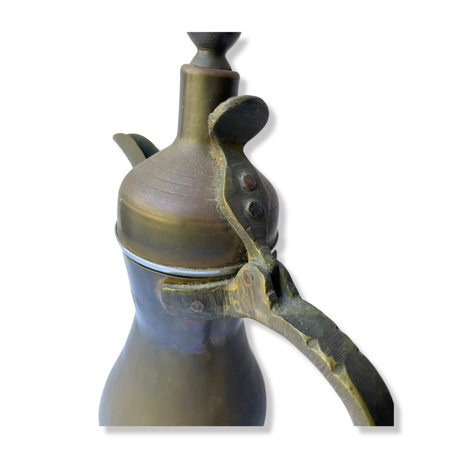 ANTIQUE ART A 'DALLAH" MIDDLE EASTERN TRADITIONAL COFFEE POT KETTLE