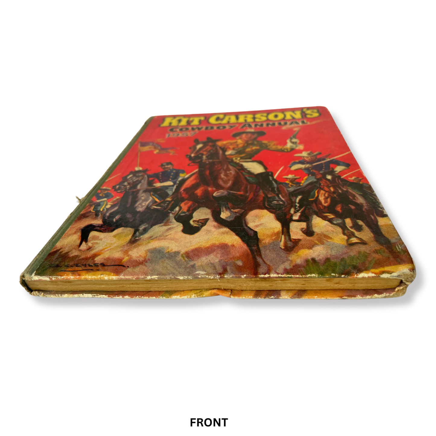 🤠 Vintage 1957 Kit Carson’s Cowboy Annual | Mid-Century Western Collectible