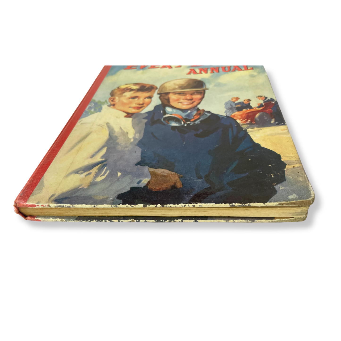 Vintage original Every Boy’s Annual c. 1950s - Motor Racing Cover - British Collectible