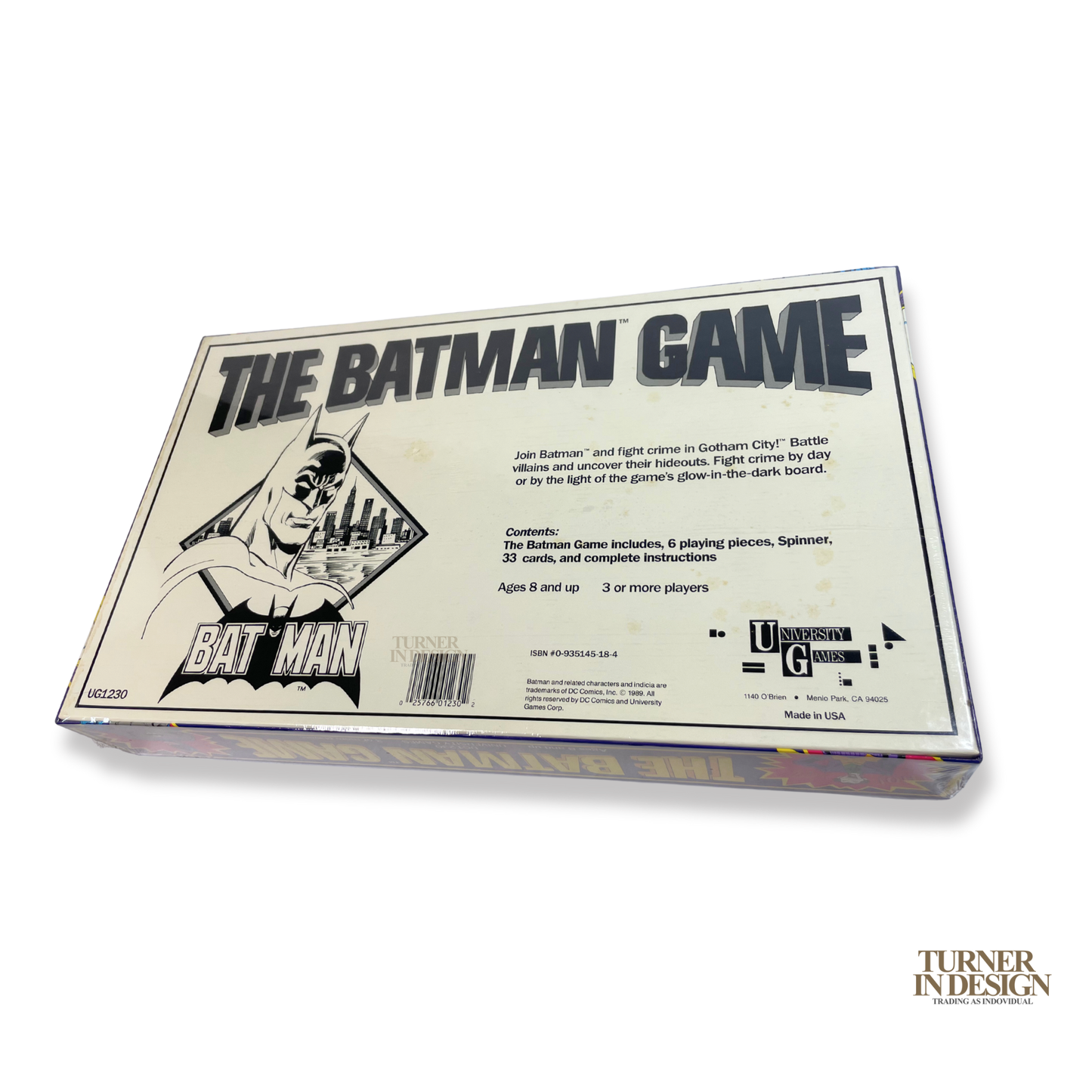 Vintage Rare 1989 The Batman Board Game: 50th Anniversary Edition (New & Unopened)