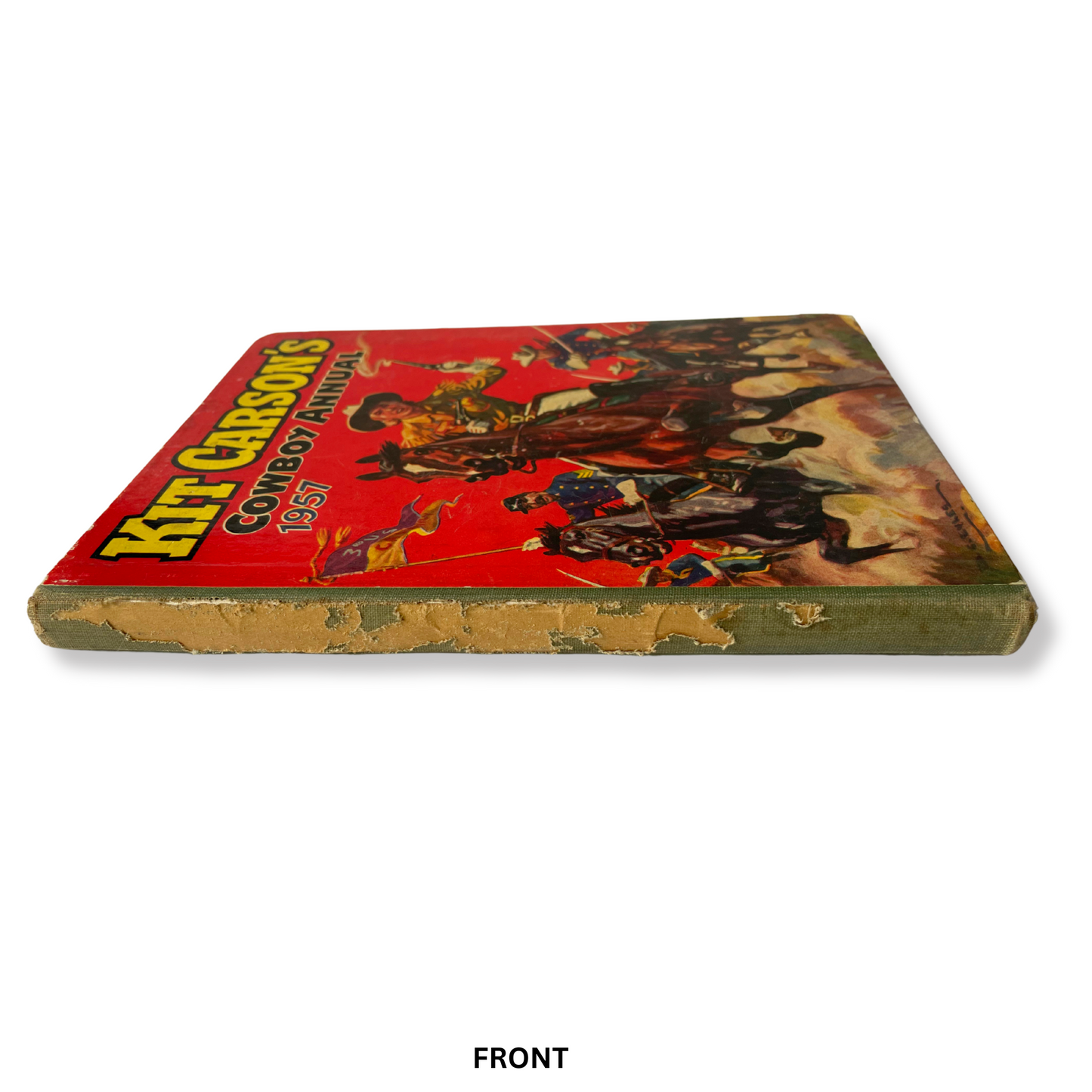 🤠 Vintage 1957 Kit Carson’s Cowboy Annual | Mid-Century Western Collectible