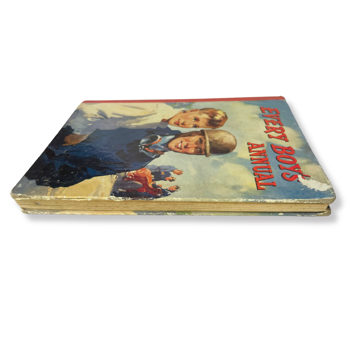 Vintage original Every Boy’s Annual c. 1950s - Motor Racing Cover - British Collectible