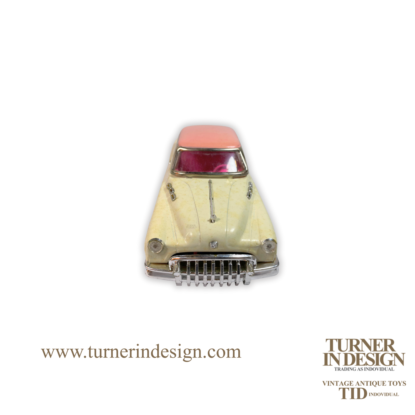 VINTAGE CLASSIC LIMITED REPRODUCTION MF-322 FRICTION TIN TOY CAR, MODEL OF THE 1950s BUICK STANDARD SEDAN