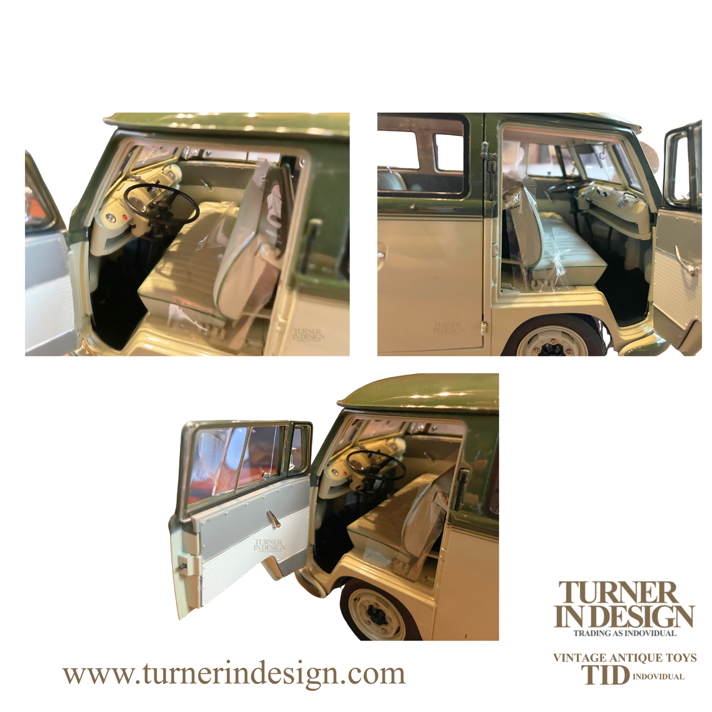 VINTAGE LIMITED EDITION (ONLY 1000 PIECES WORLDWIDE) | 1957 VW STANDARD BUS DIE-CAST | SCALE 1:12 | OFFICIALLY LICENSED BY VOLKSWAGEN