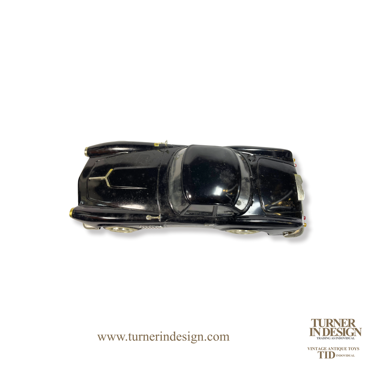 VINTAGE CLASSIC LIMITED REPRODUCTION LUXE CAR MF-344 FRICTION TIN TOY CAR, MODEL OF THE LEGENDARY 1950s BMW 507