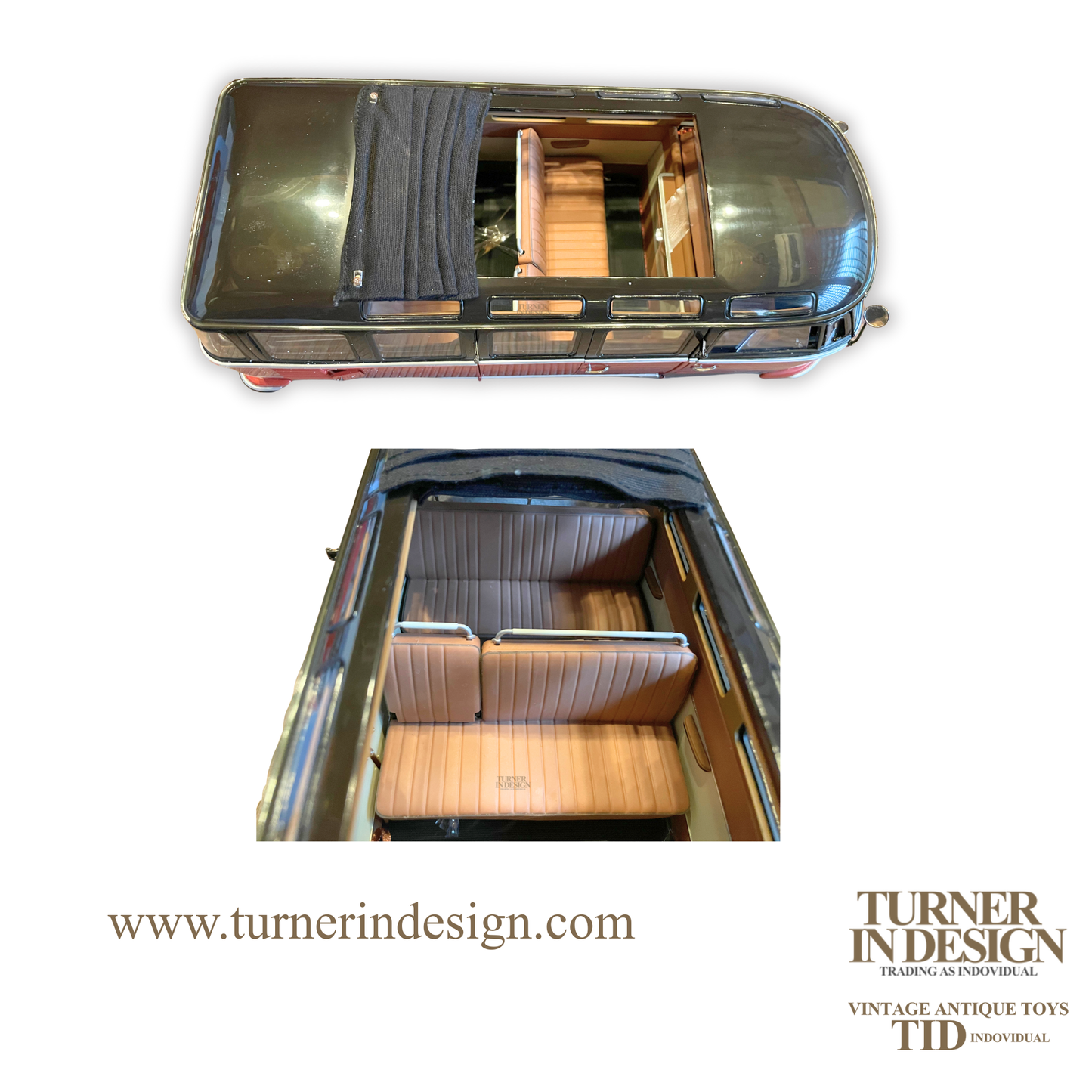 VINTAGE LIMITED EDITION (ONLY 1500 PIECES WORLDWIDE) | 1956 VW SAMBA BUS DIE-CAST | SCALE 1:12 | OFFICIALLY LICENSED BY VOLKSWAGEN