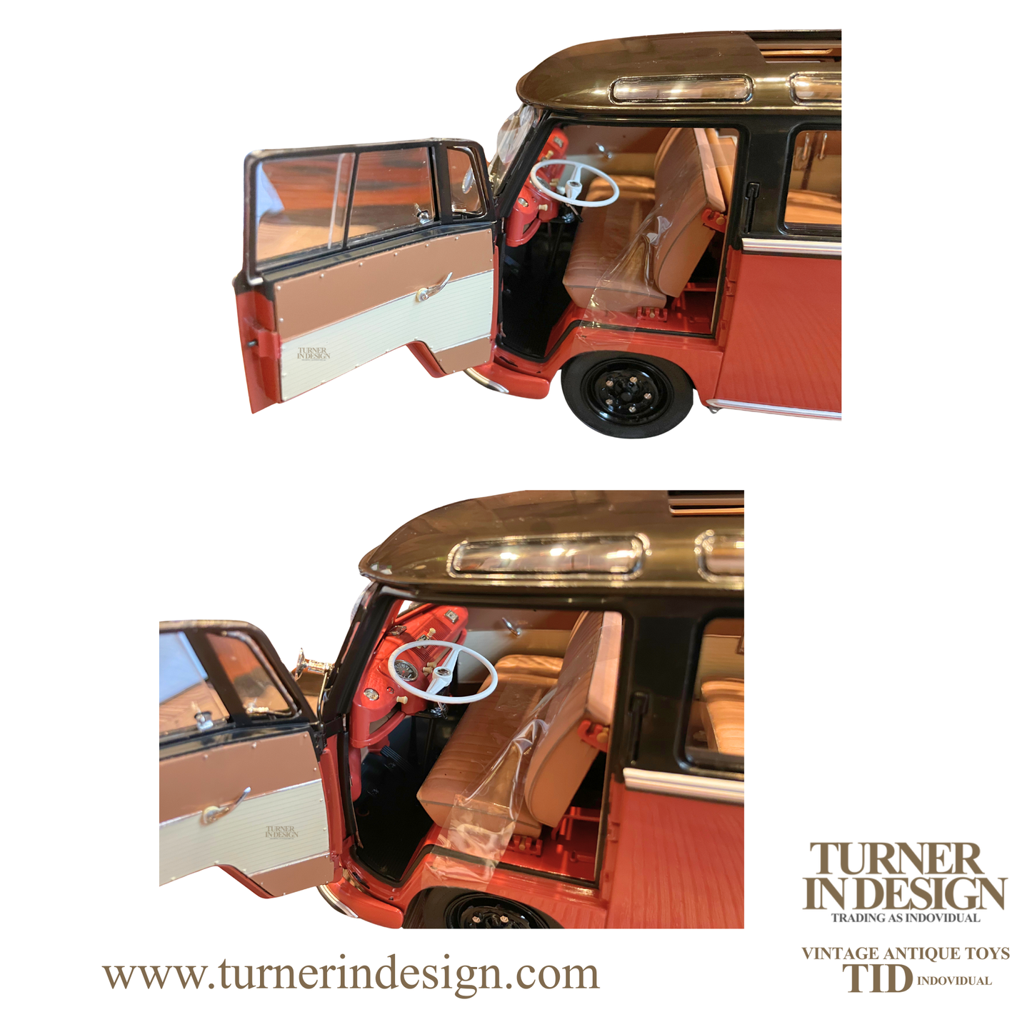 VINTAGE LIMITED EDITION (ONLY 1500 PIECES WORLDWIDE) | 1956 VW SAMBA BUS DIE-CAST | SCALE 1:12 | OFFICIALLY LICENSED BY VOLKSWAGEN