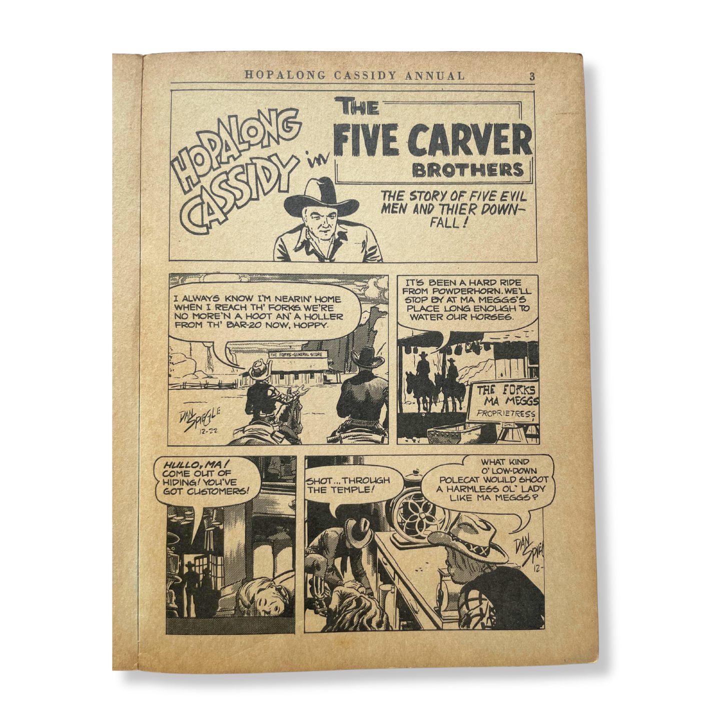 1954 Hopalong Cassidy Western Comic Annual No. 2 – L. Miller & Co. (UK Edition)