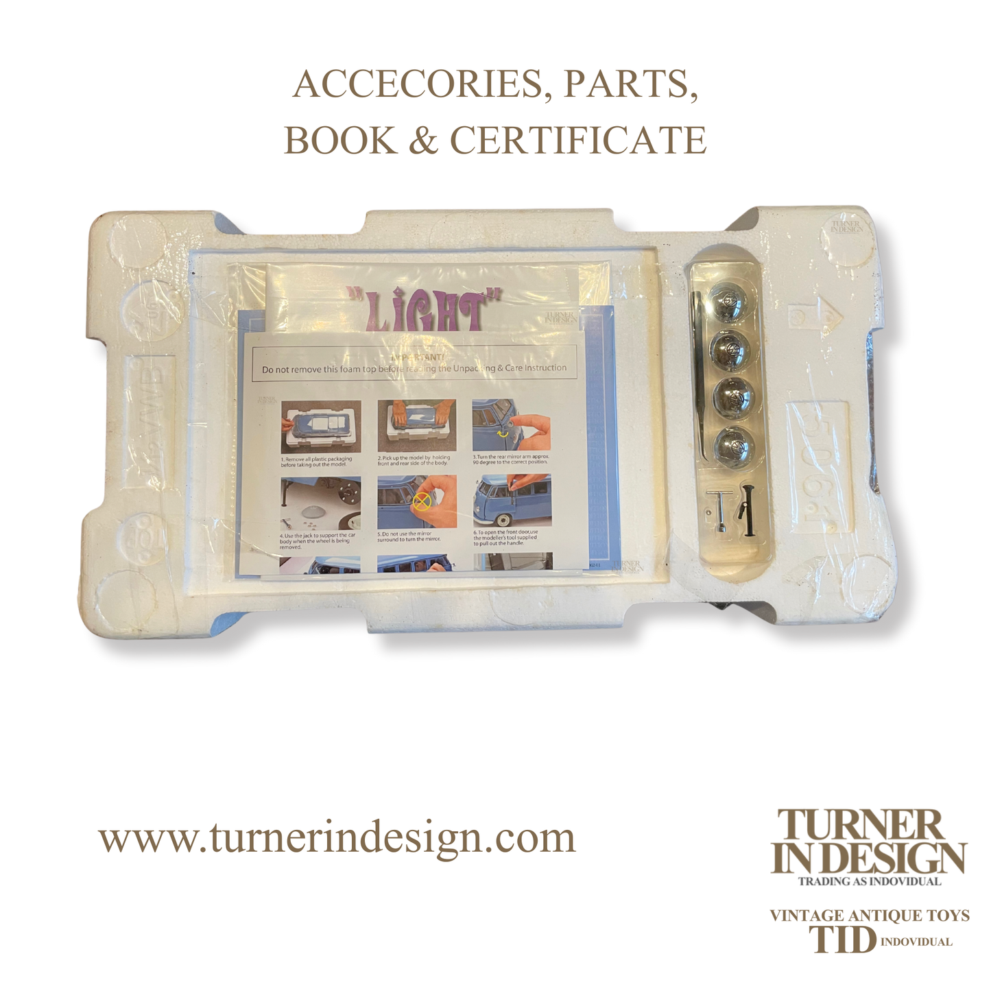 VINTAGE LIMITED EDITION (ONLY 3000 PIECES WORLDWIDE) | 1969 VW KOMBI WOODSTOCK LIGHT BUS DIE-CAST | SCALE 1:12 | OFFICIALLY LICENSED BY VOLKSWAGEN