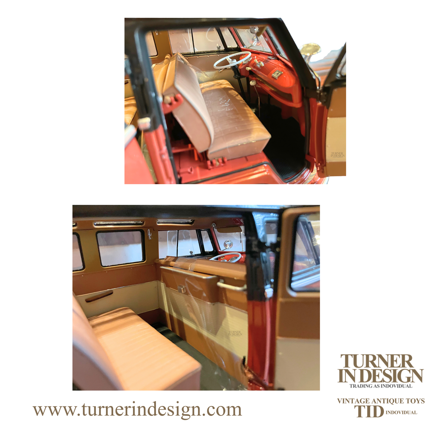 VINTAGE LIMITED EDITION (ONLY 1500 PIECES WORLDWIDE) | 1956 VW SAMBA BUS DIE-CAST | SCALE 1:12 | OFFICIALLY LICENSED BY VOLKSWAGEN