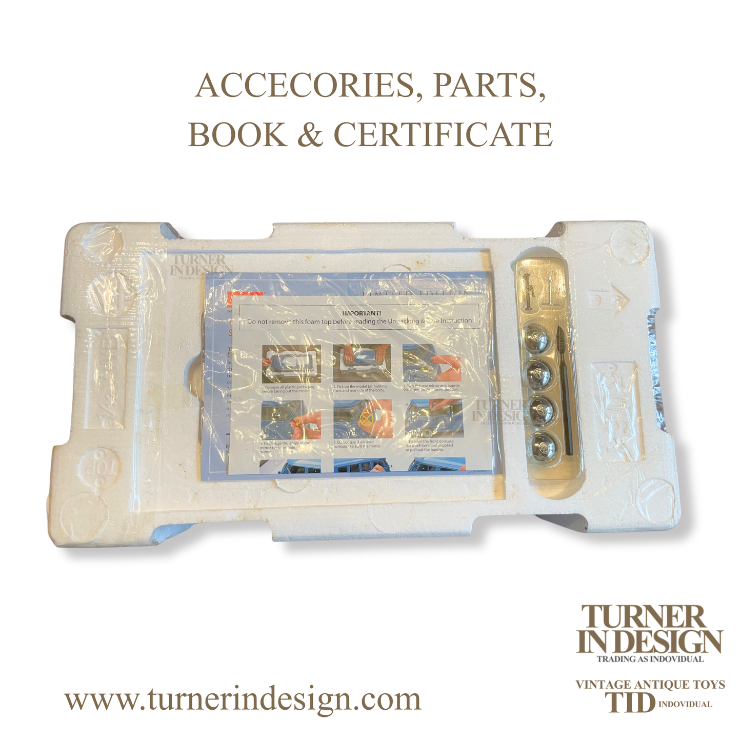 VINTAGE LIMITED EDITION (ONLY 1000 PIECES WORLDWIDE) | 1957 VW STANDARD BUS DIE-CAST | SCALE 1:12 | OFFICIALLY LICENSED BY VOLKSWAGEN