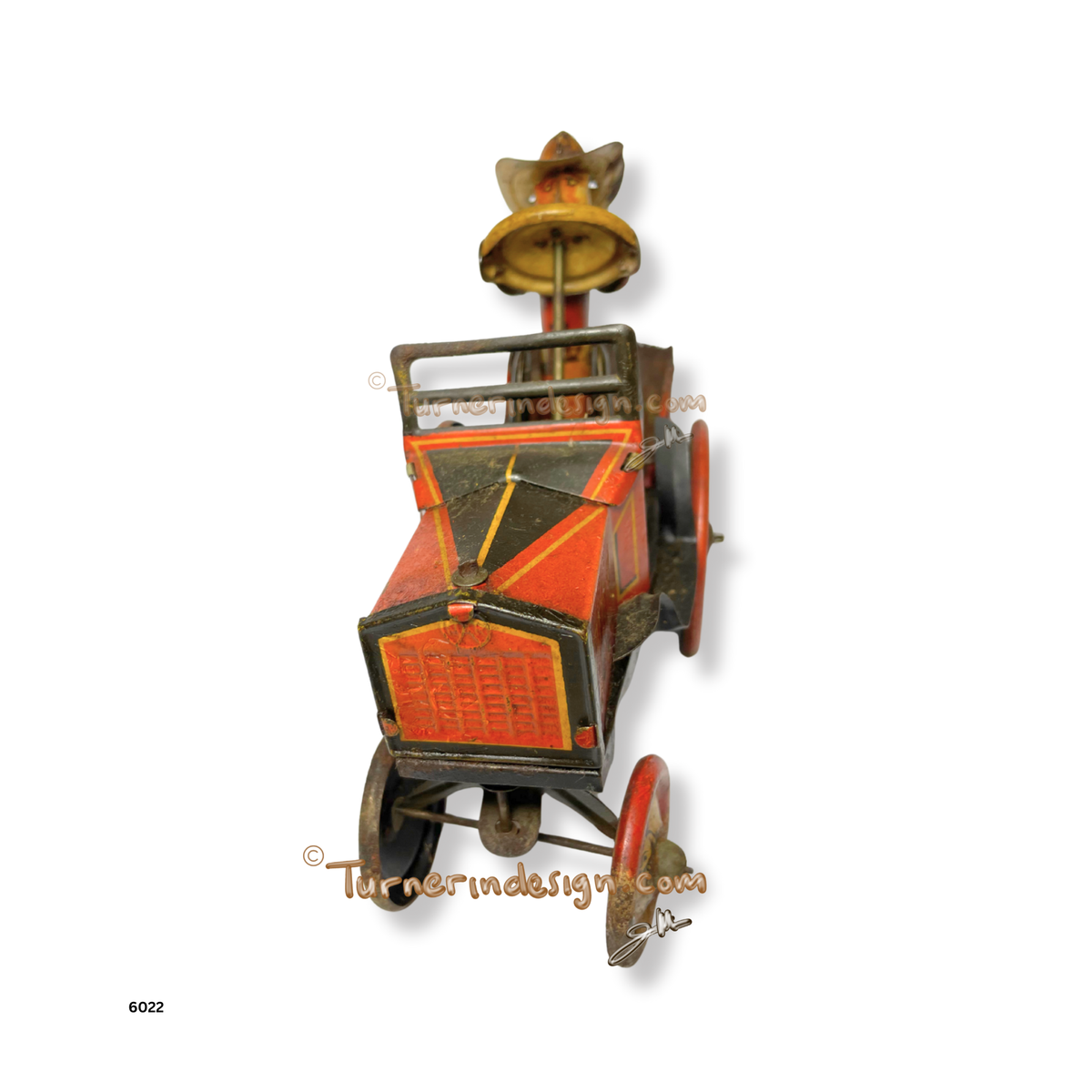 Vintage 1930s Marx "Whoopee Car" Wind-Up Tin Litho Toy | Original Louis Marx & Co. USA